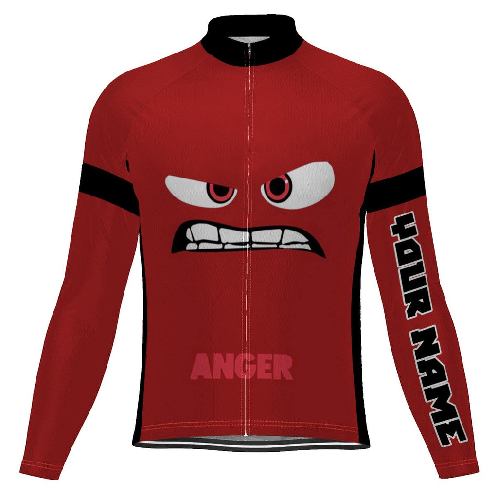 Customized Funny Long Sleeve Cycling Jersey for Men