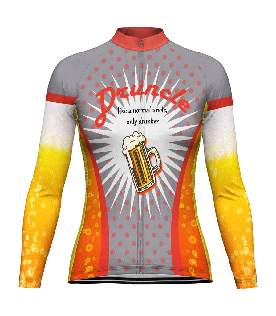 Beer Long Sleeve Cycling Jersey for Women