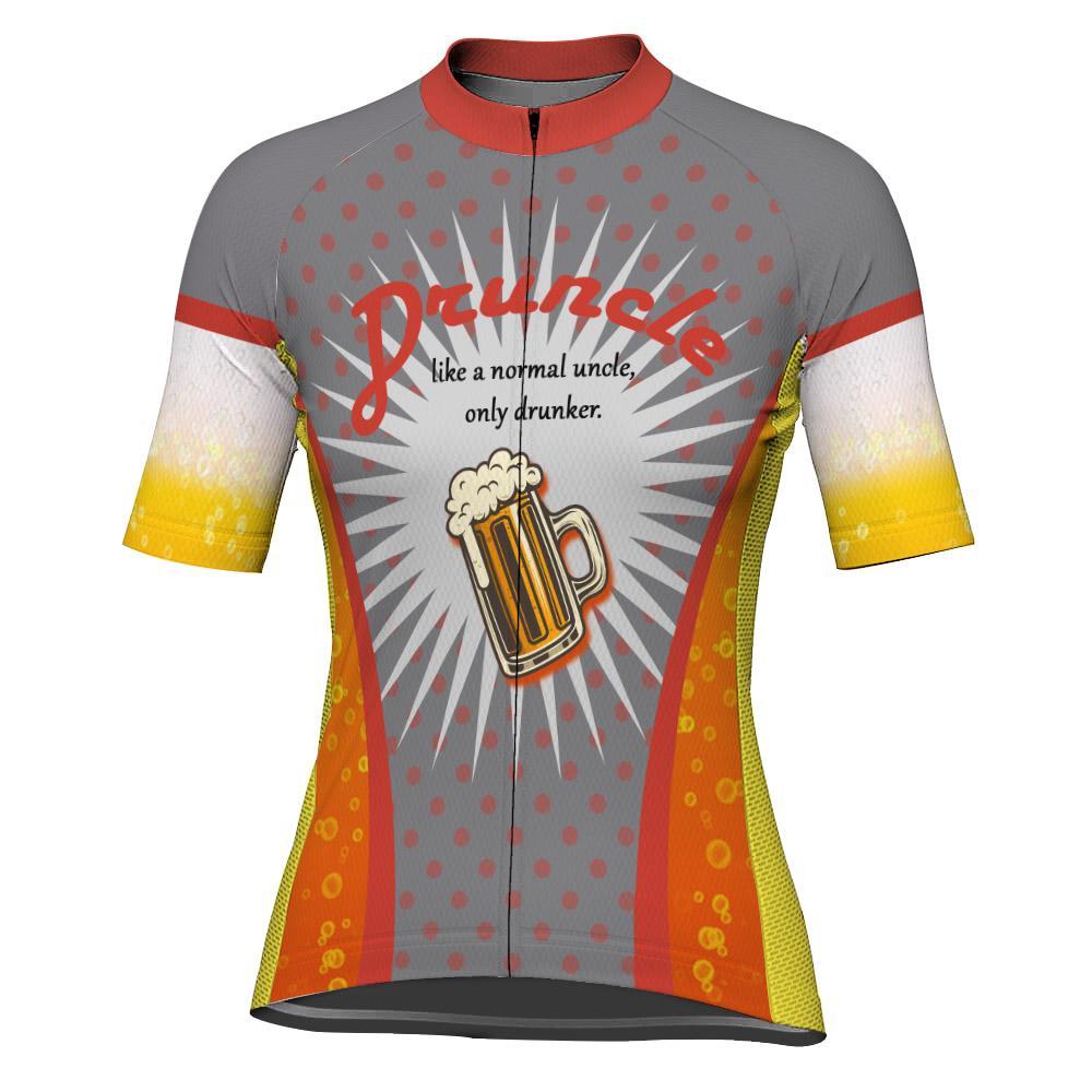 Beer Short Sleeve Cycling Jersey for Women