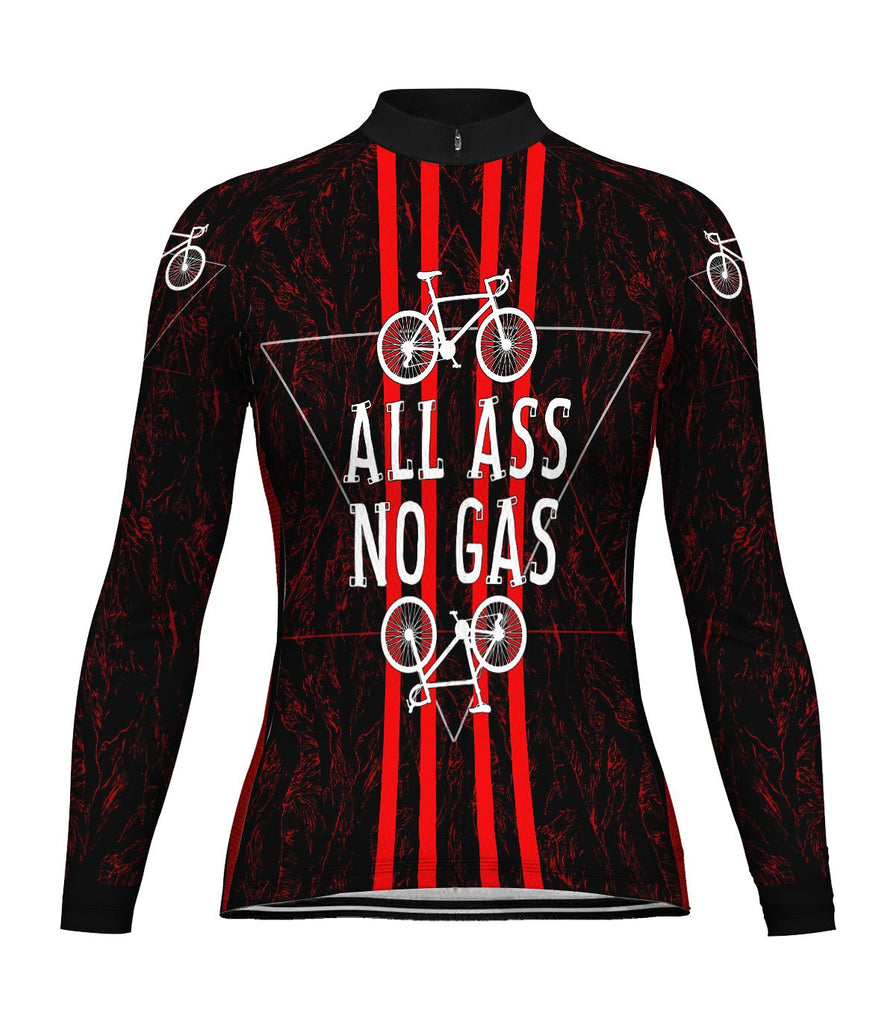 Funny Long Sleeve Cycling Jersey for Women