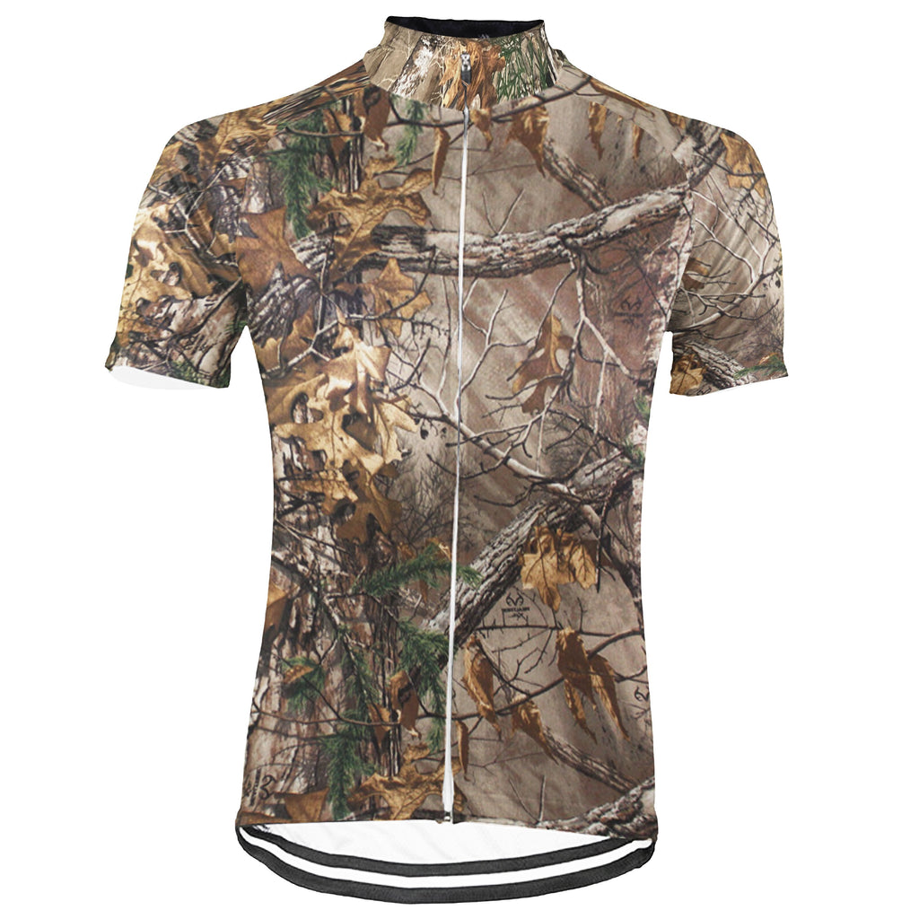 Customized Camo Short Sleeve Cycling Jersey for Men
