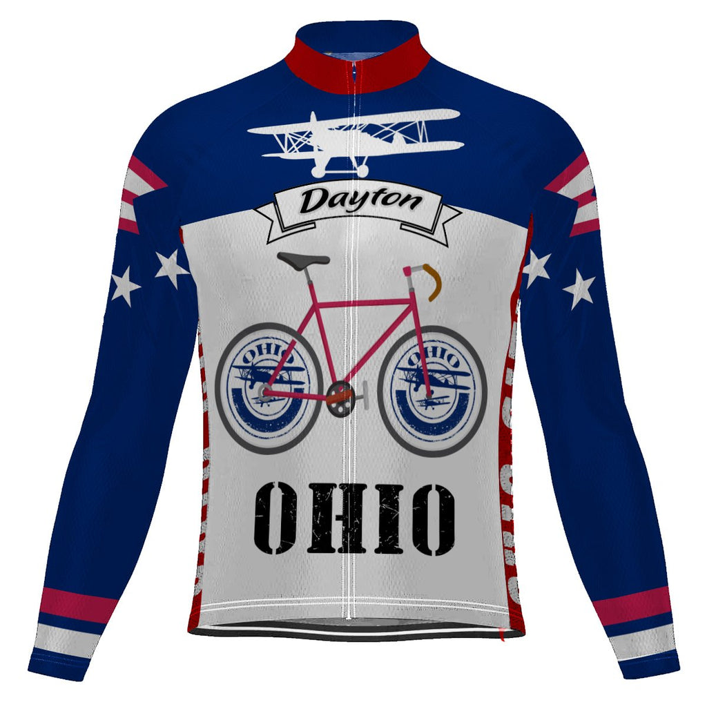 Ohio City Long Sleeve Cycling Jersey for Men