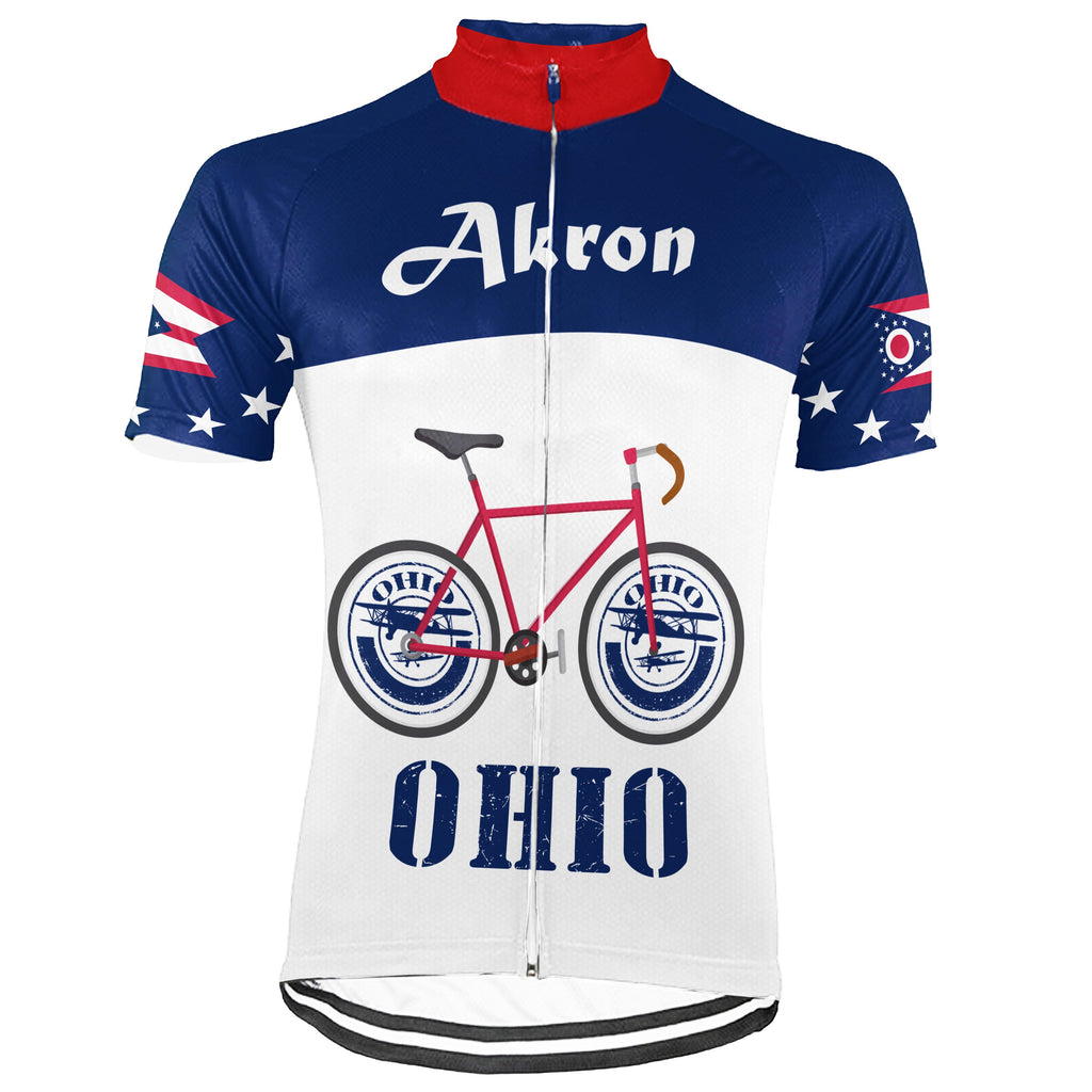 Ohio City Short Sleeve Cycling Jersey for Men