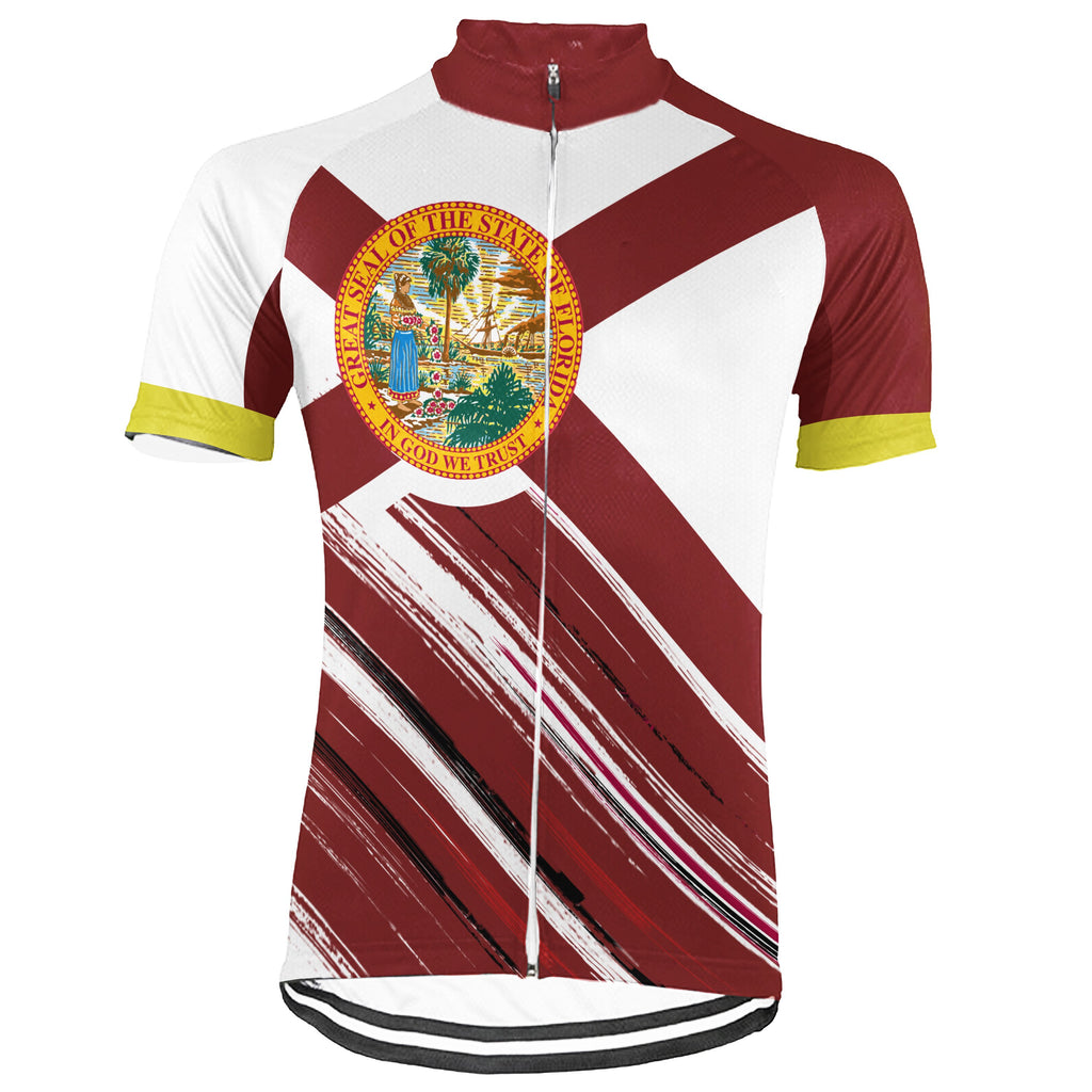 Florida Short Sleeve Cycling Jersey for Men