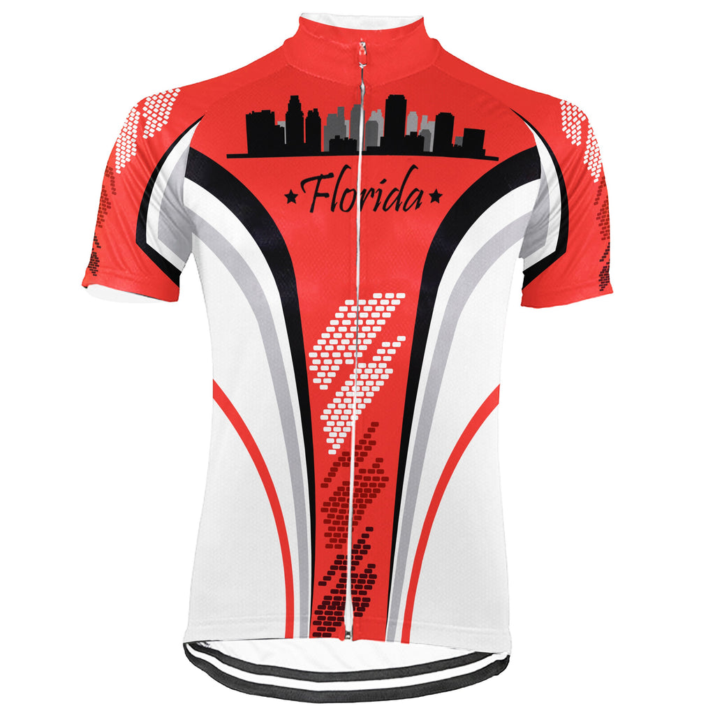 Florida Short Sleeve Cycling Jersey for Men