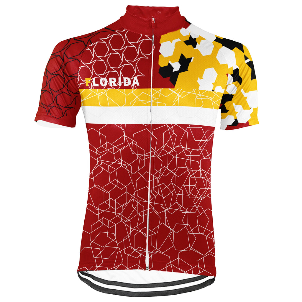 Florida Short Sleeve Cycling Jersey for Men
