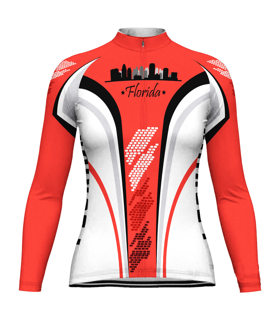 Florida Long Sleeve Cycling Jersey for Women