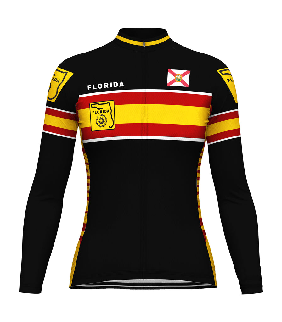 Florida Long Sleeve Cycling Jersey for Women