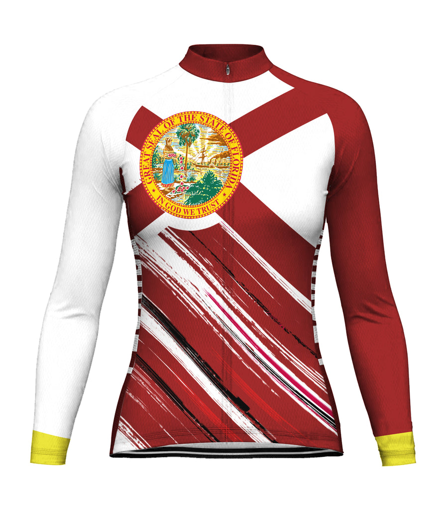 Florida Long Sleeve Cycling Jersey for Women
