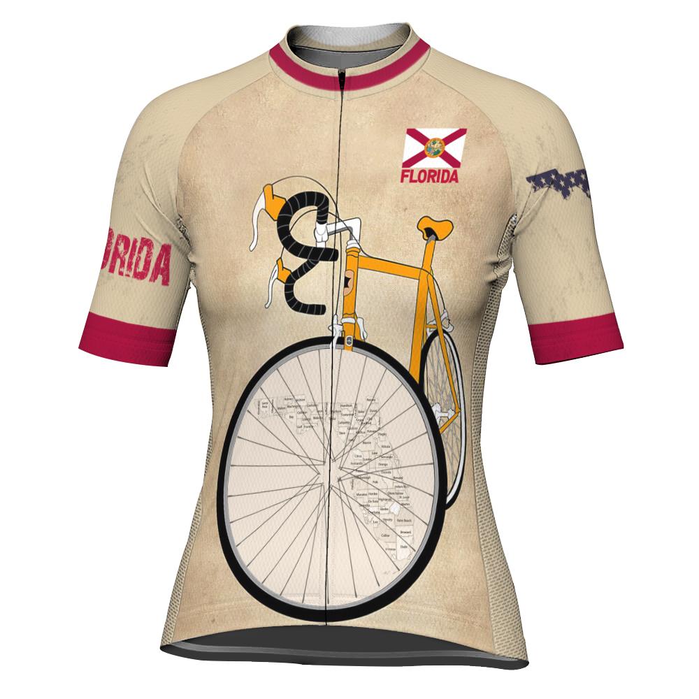 Florida Short Sleeve Cycling Jersey for Women