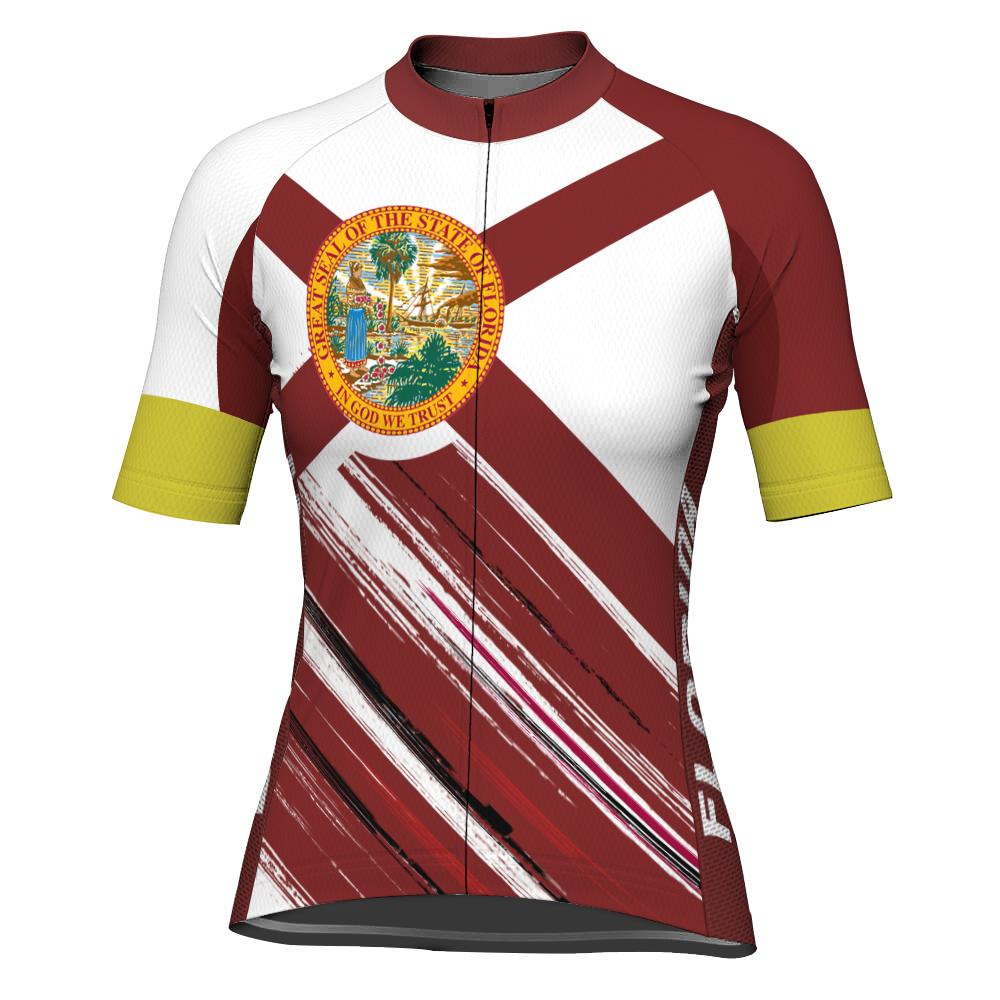 Florida Short Sleeve Cycling Jersey for Women