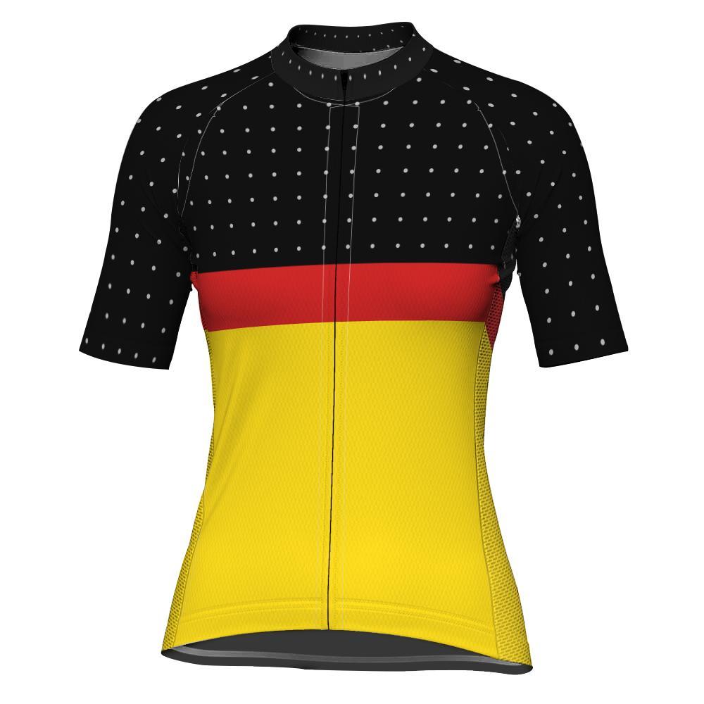 Belgium Short Sleeve Cycling Jersey for Women