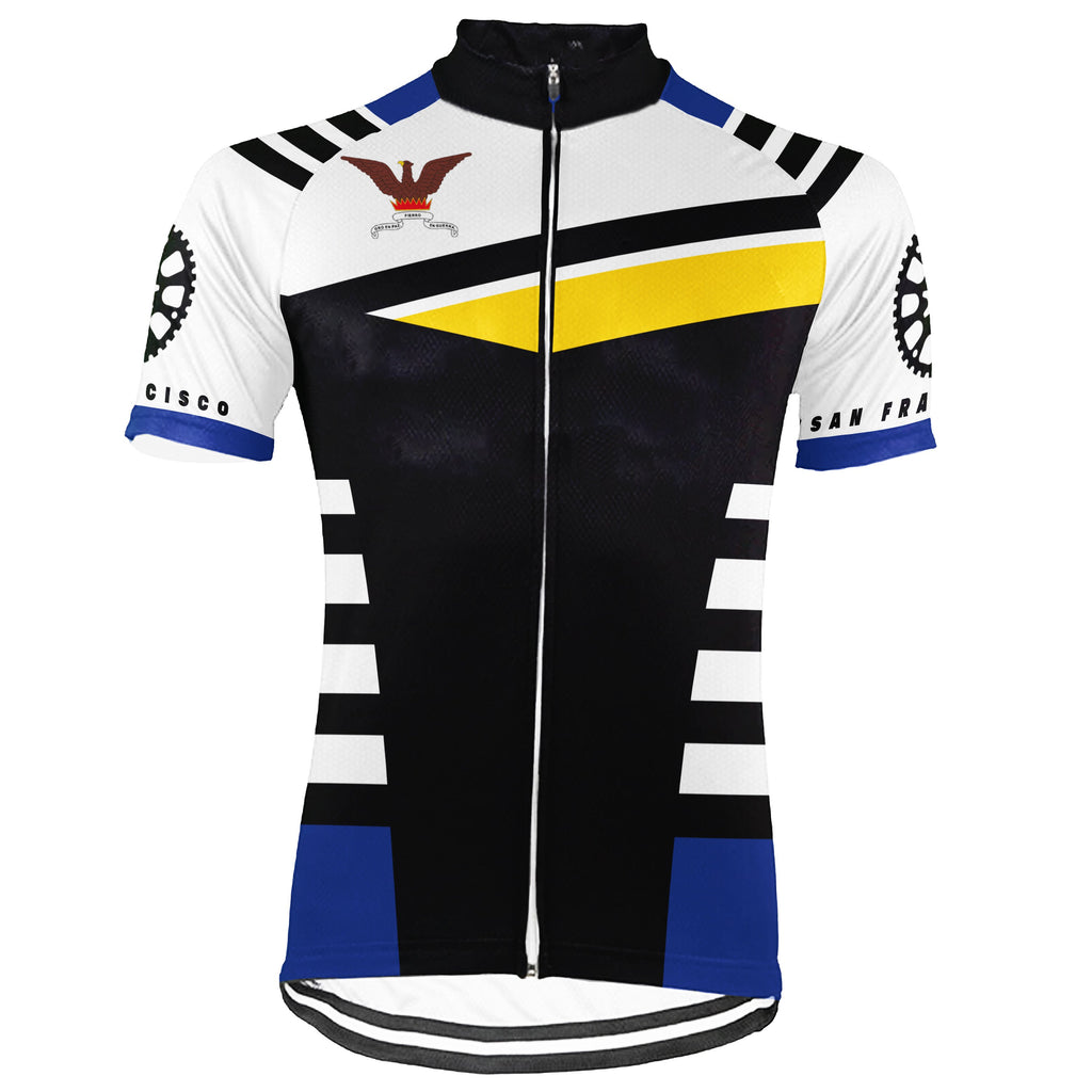 San Francisco Short Sleeve Cycling Jersey for Men