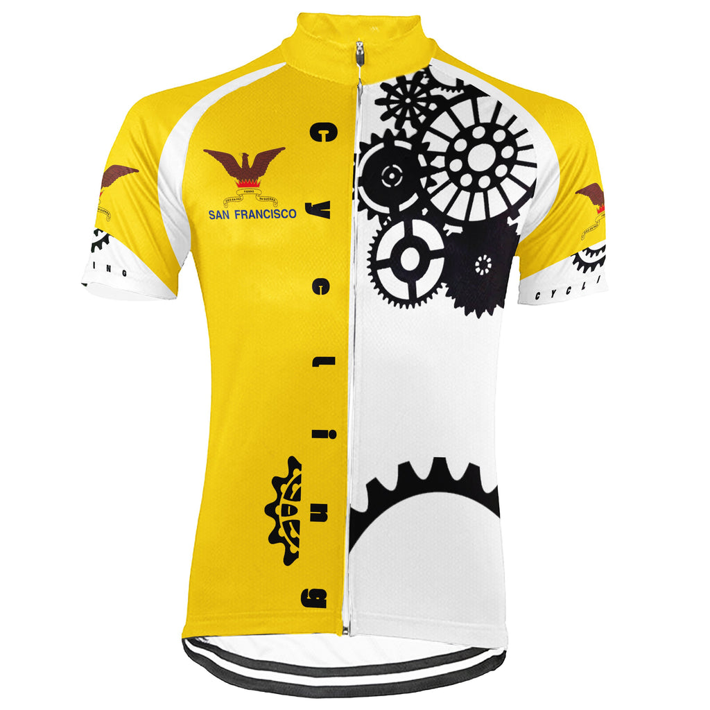 San Francisco Short Sleeve Cycling Jersey for Men