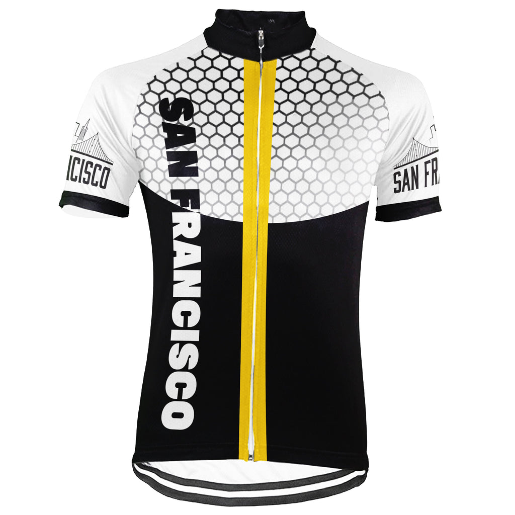 Customized San Francisco Short Sleeve Cycling Jersey for Men