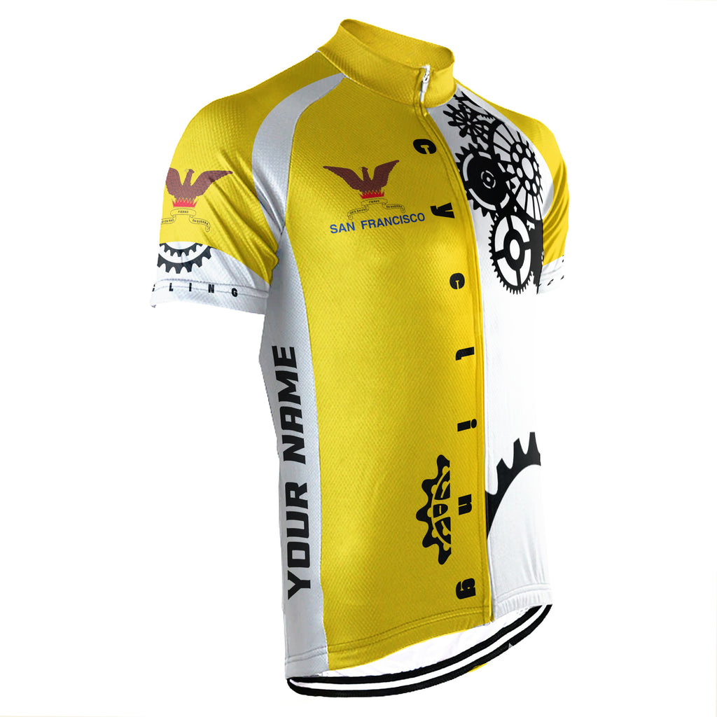 san francisco giants bicycle jersey Customized San Francisco Short Sleeve Cycling Jersey for Men – OS Cycling  Store