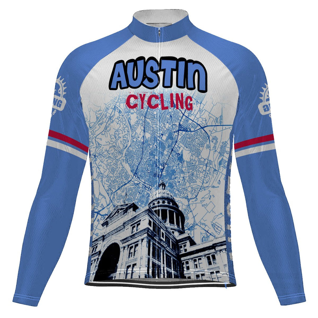 Austin Long Sleeve Cycling Jersey for Men