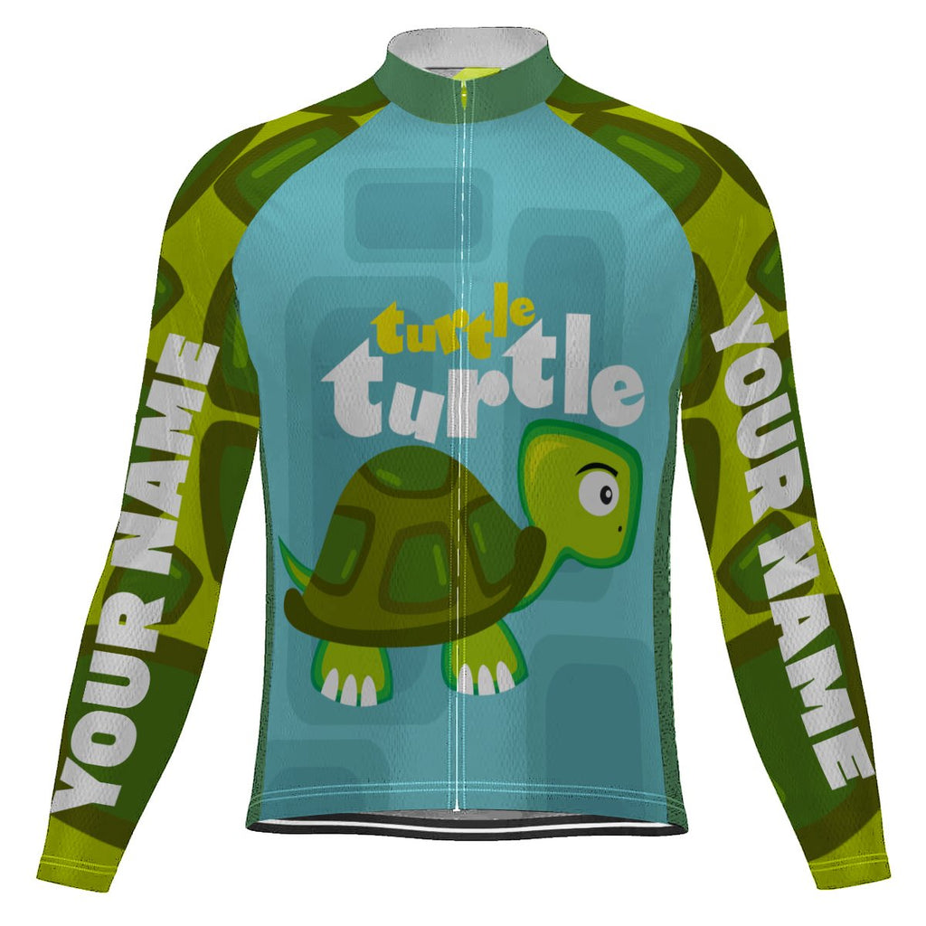 Customized Turtle Long Sleeve Cycling Jersey for Men