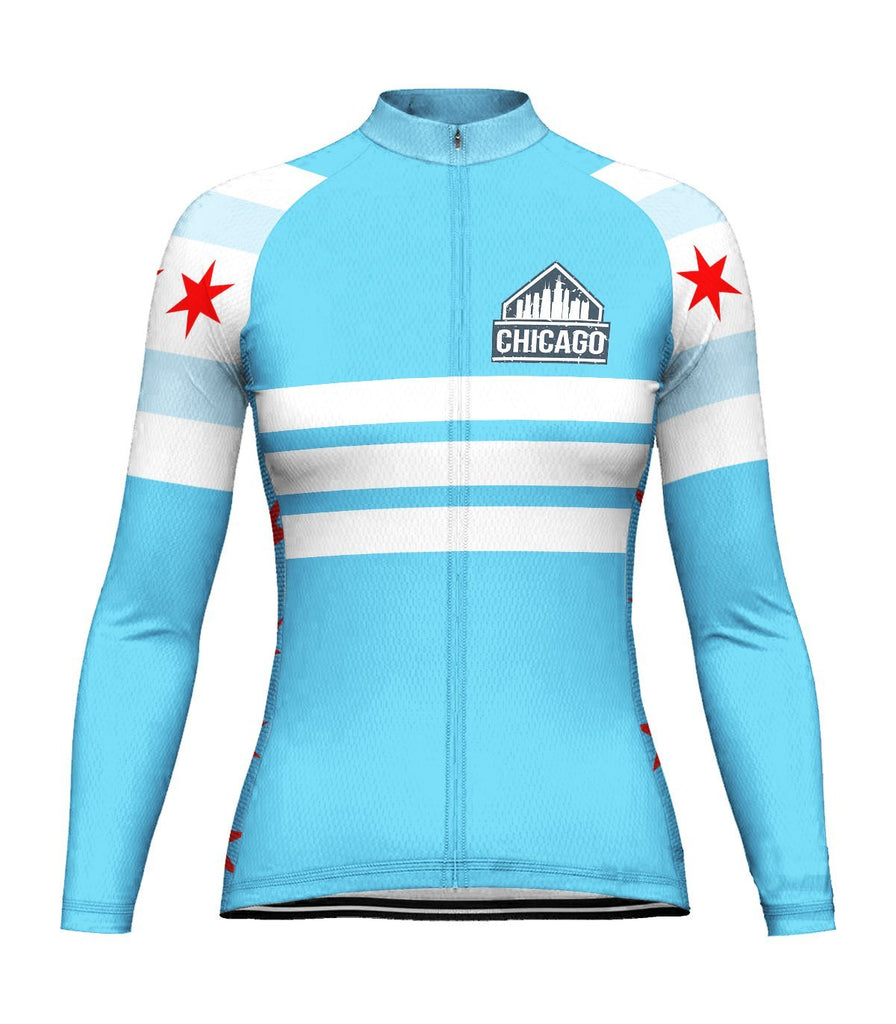 Chicago Long Sleeve Cycling Jersey for Women