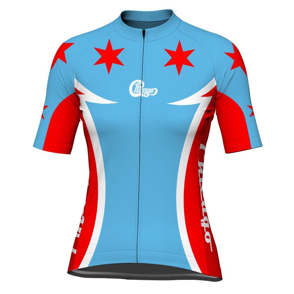 Chicago Short Sleeve Cycling Jersey for Women