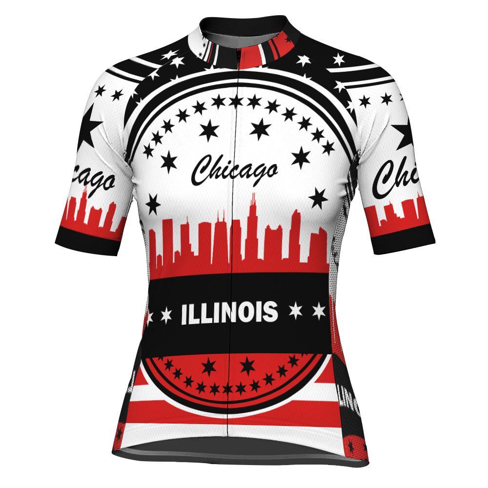 Chicago Short Sleeve Cycling Jersey for Women