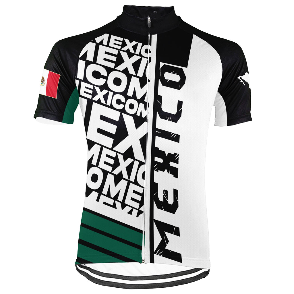 Customized Mexico Short Sleeve Cycling Jersey for Men