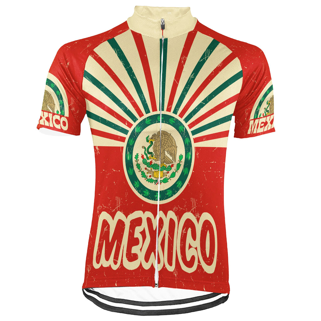 Customized Mexico Short Sleeve Cycling Jersey for Men