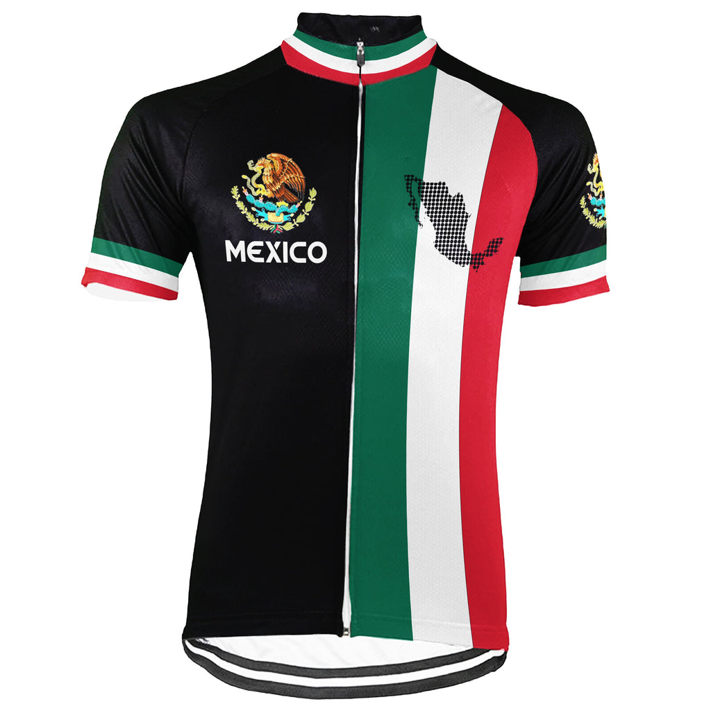 Customized Mexico Short Sleeve Cycling Jersey for Men