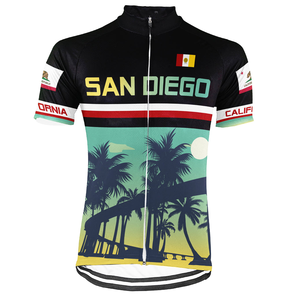 San Diego Short Sleeve Cycling Jersey for Men