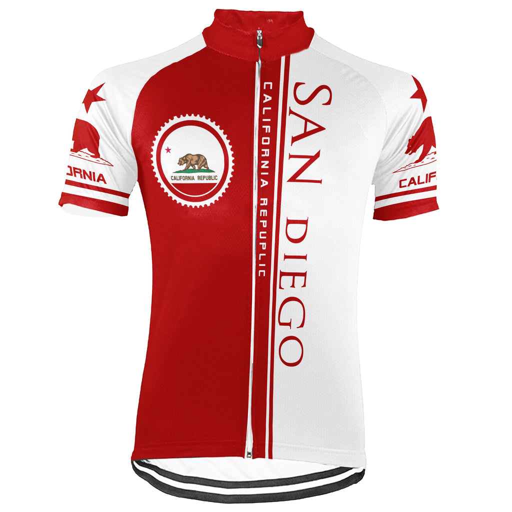 San Diego Short Sleeve Cycling Jersey for Men