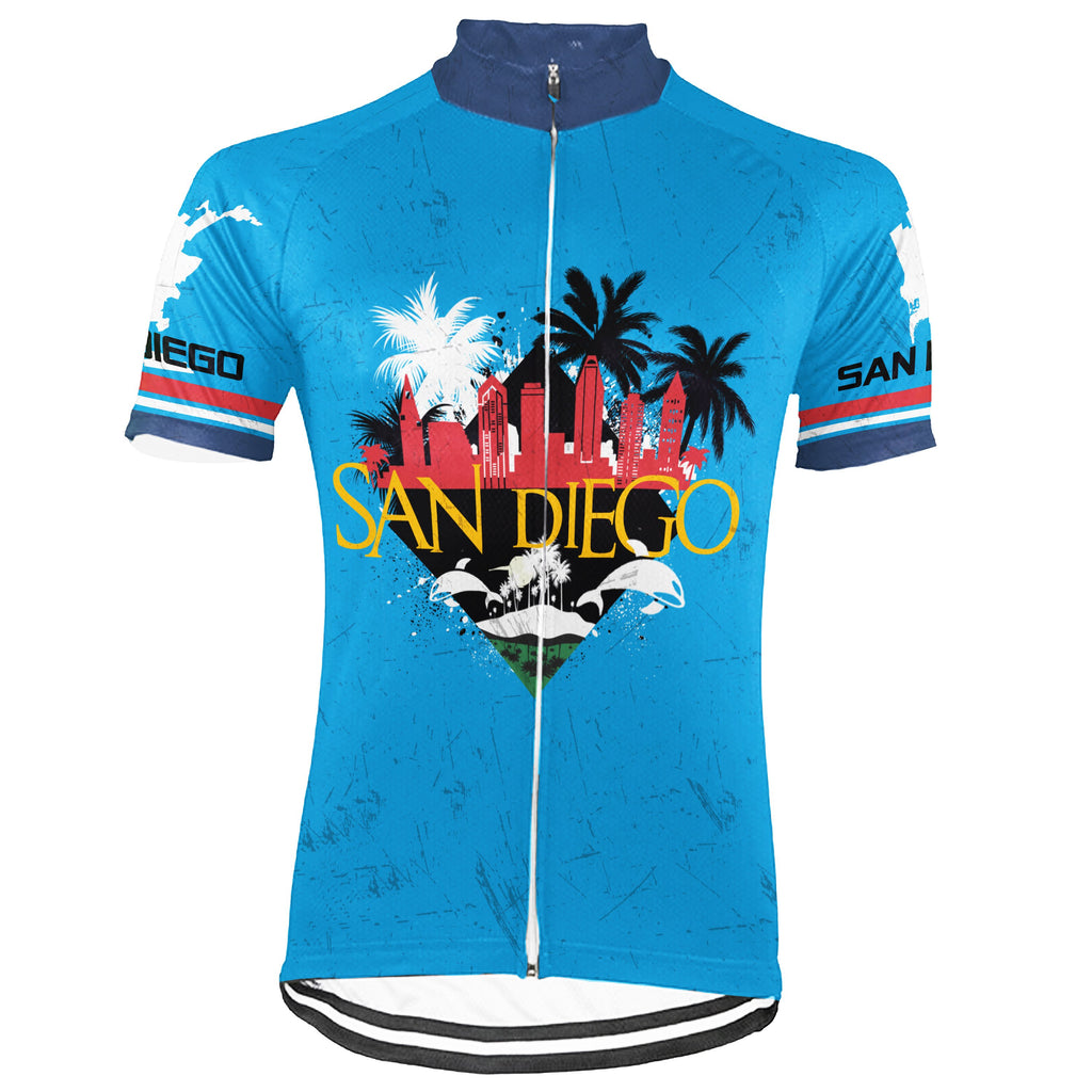 San Diego Short Sleeve Cycling Jersey for Men
