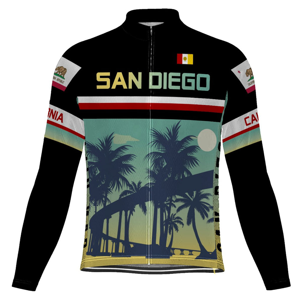 San Diego Long Sleeve Cycling Jersey for Men