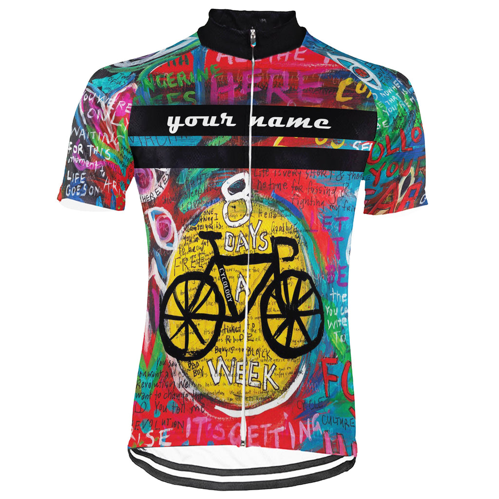 Customized Short Sleeve Cycling Jersey for Men