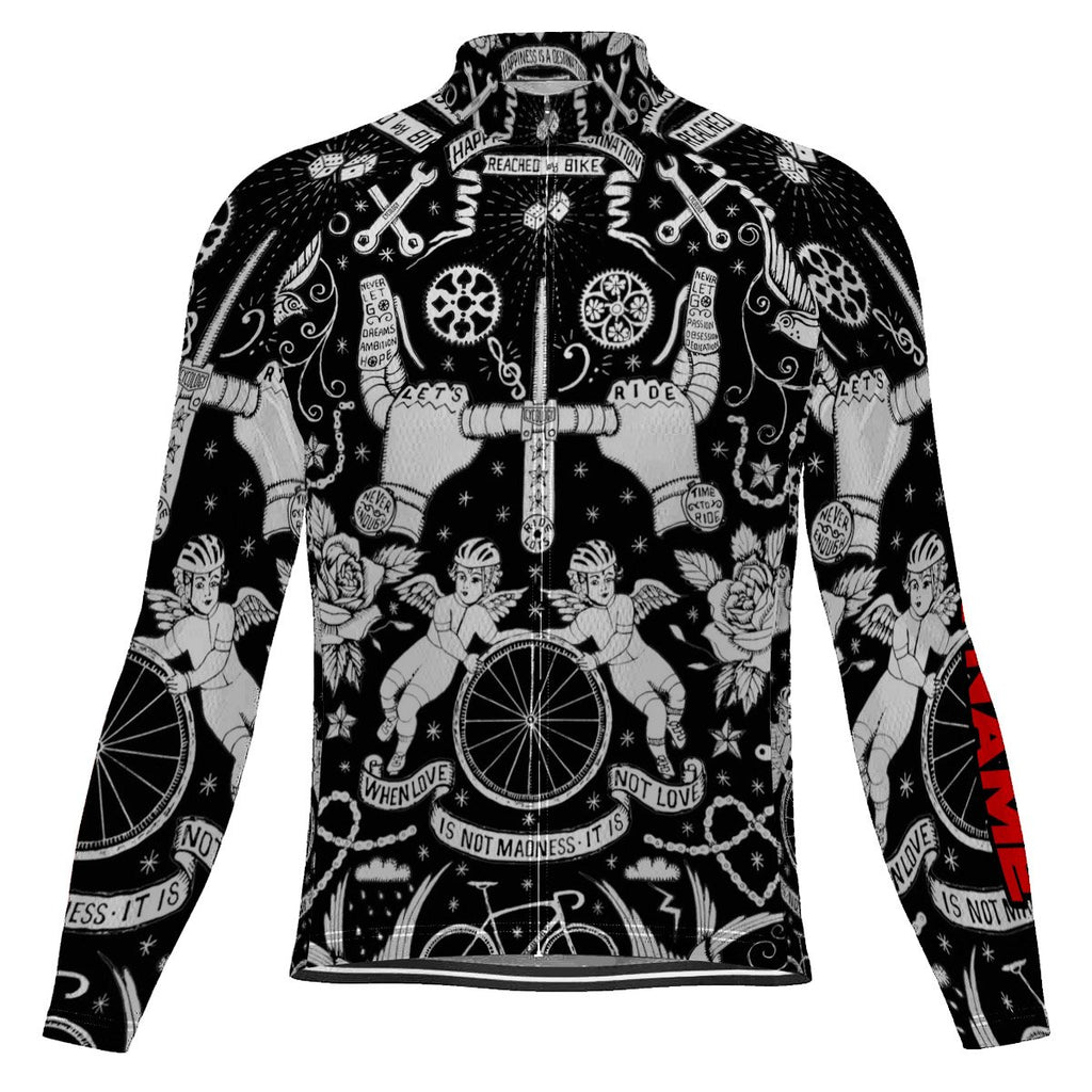 Customized Cycology Long Sleeve Cycling Jersey for Men
