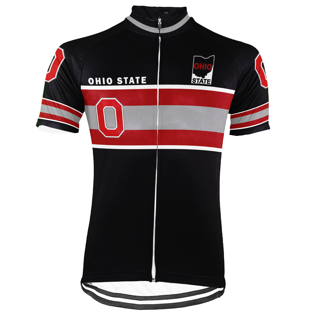 Ohio State Short Sleeve Cycling Jersey for Men