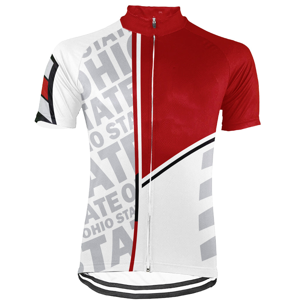 Ohio State Short Sleeve Cycling Jersey for Men