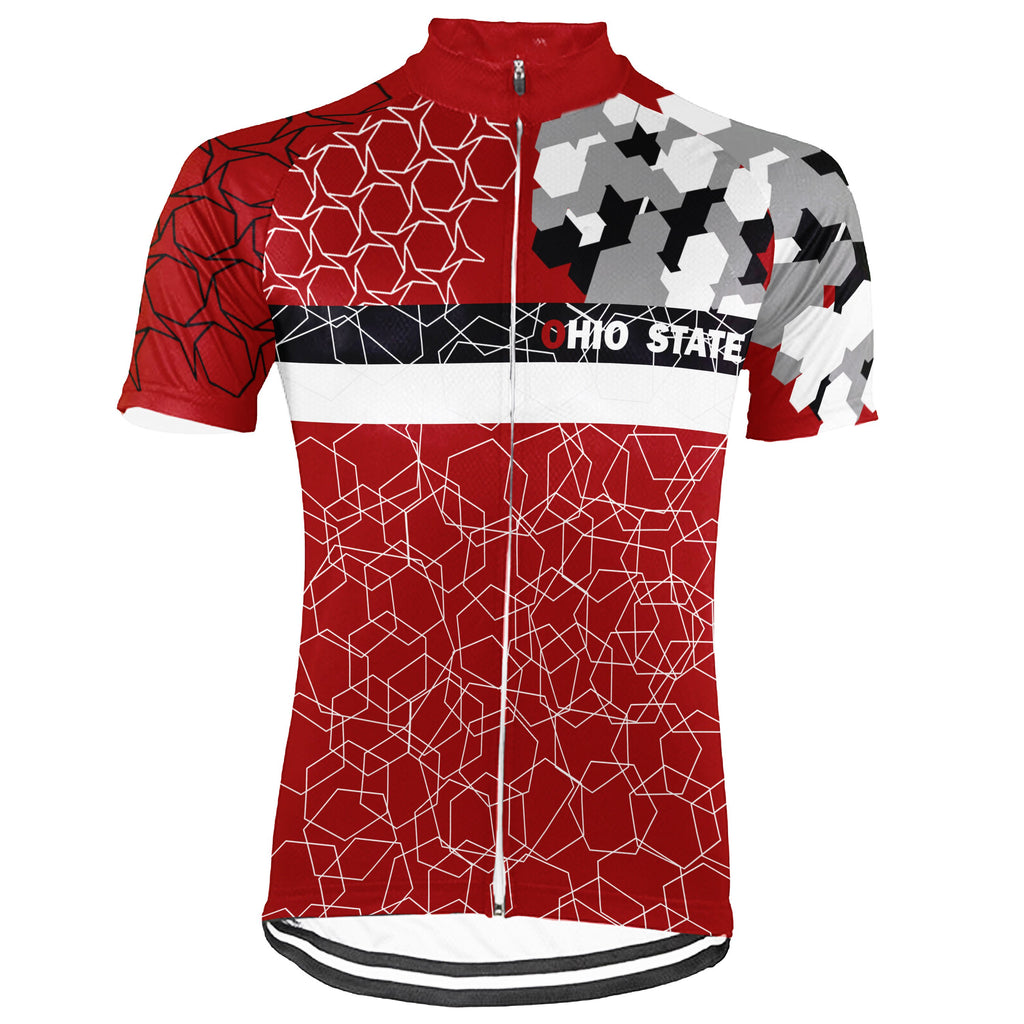 Ohio State Short Sleeve Cycling Jersey for Men