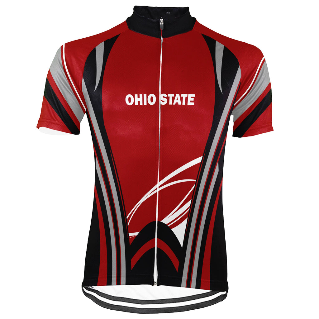 Ohio State Short Sleeve Cycling Jersey for Men
