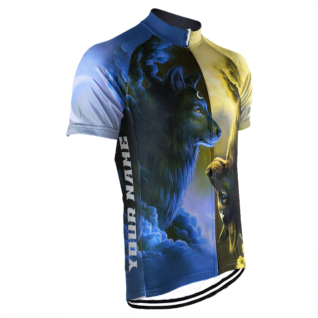 Customized Wolf Short Sleeve Cycling Jersey for Men – OS Cycling Store