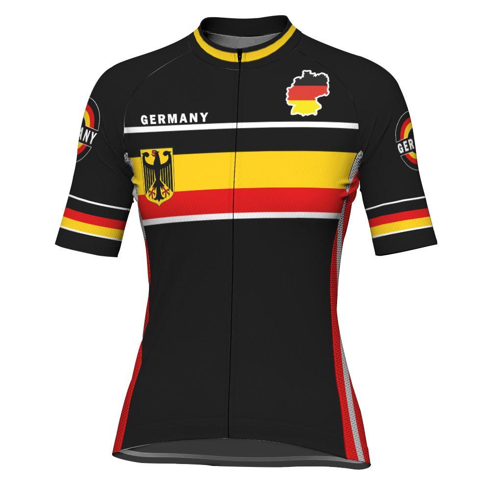 Germany Short Sleeve Cycling Jersey for Women
