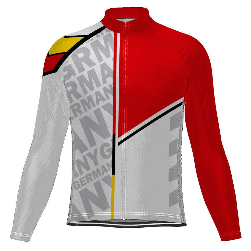Germany Long Sleeve Cycling Jersey for Men