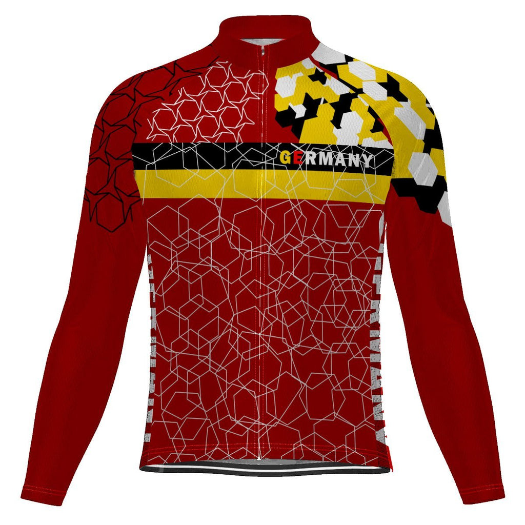Germany Long Sleeve Cycling Jersey for Men