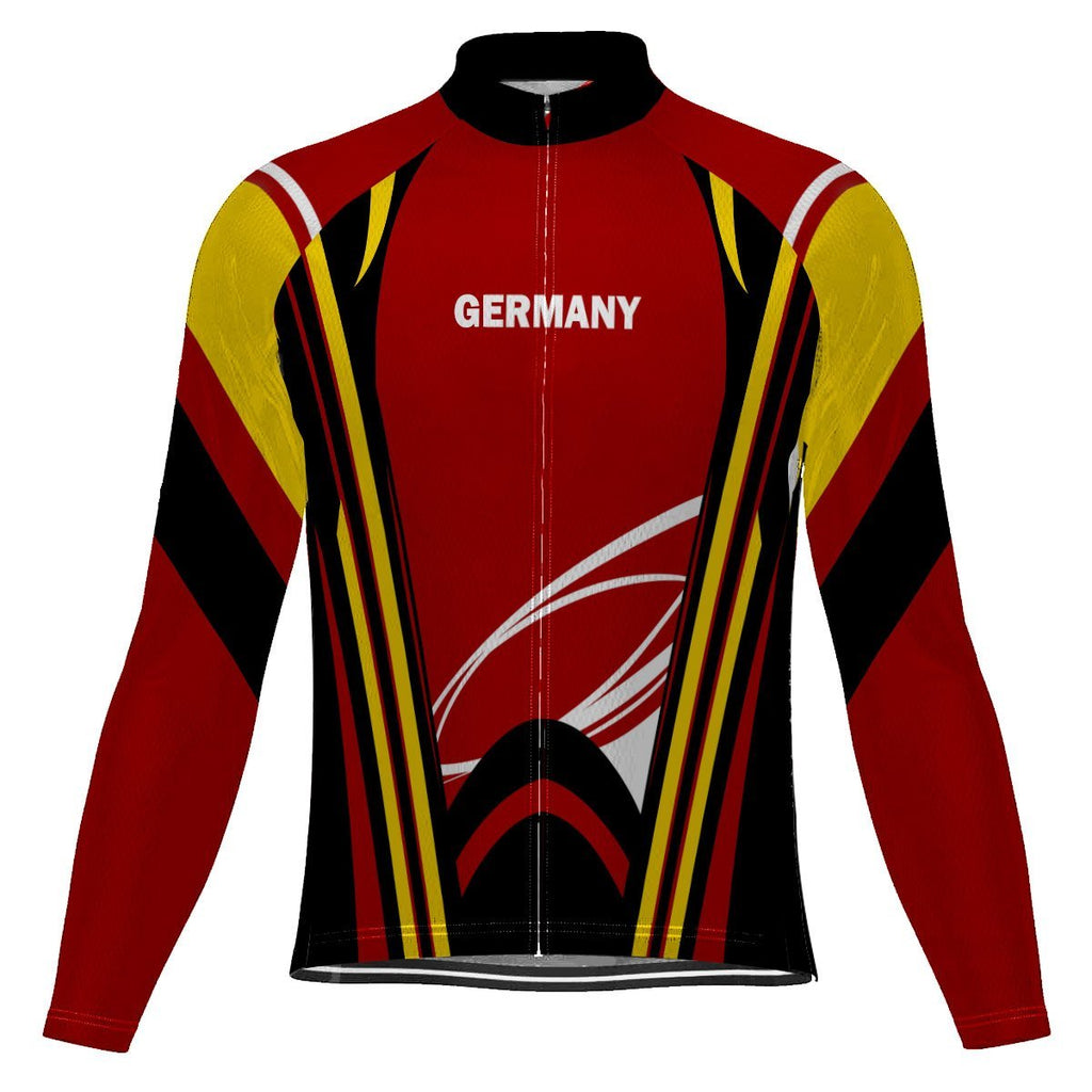 Germany Long Sleeve Cycling Jersey for Men