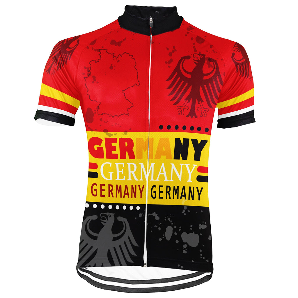 Germany Short Sleeve Cycling Jersey for Men