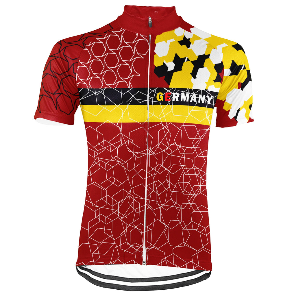 Germany Short Sleeve Cycling Jersey for Men