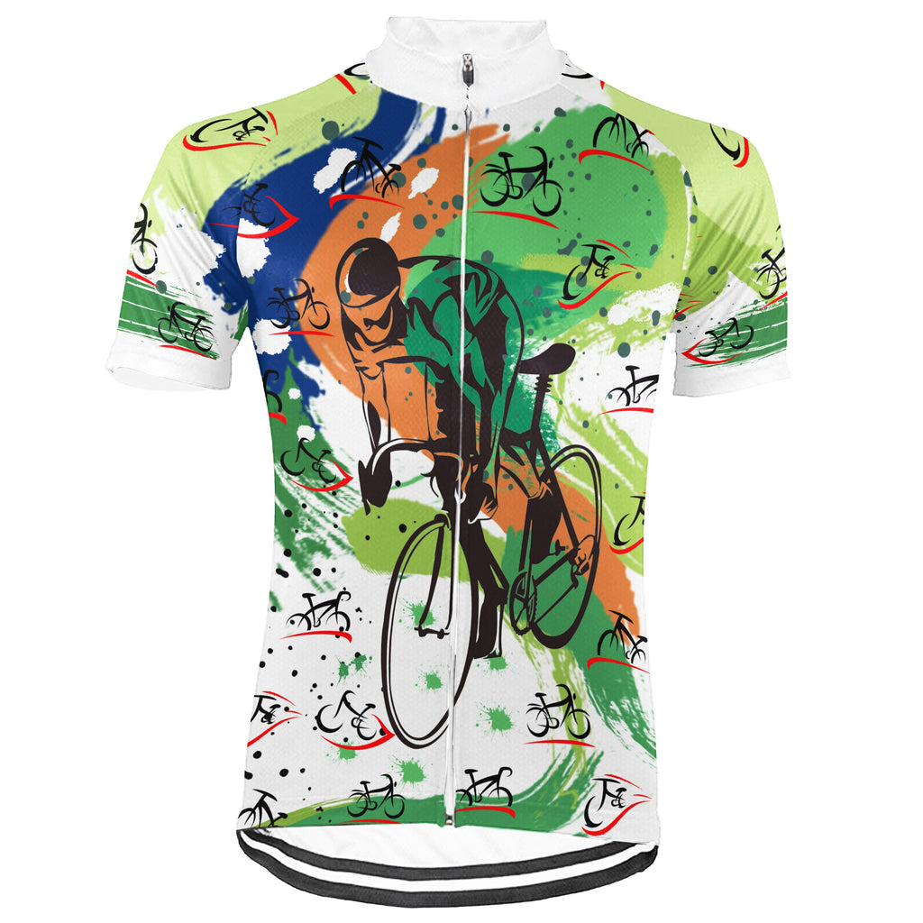 Customized Funny Short Sleeve Cycling Jersey for Men