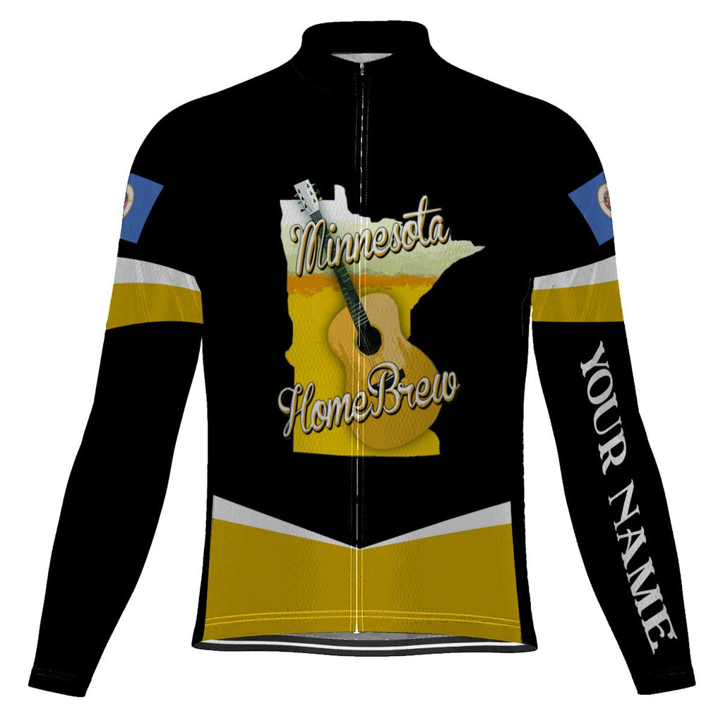 Customized Minnesota Long Sleeve Cycling Jersey for Men