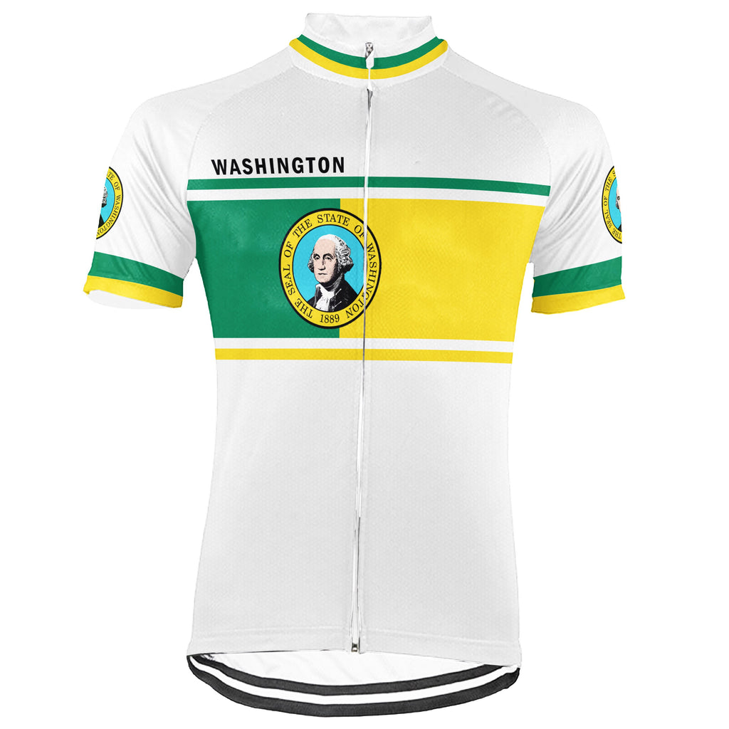 Customized Washington D.C Short Sleeve Cycling Jersey for Men