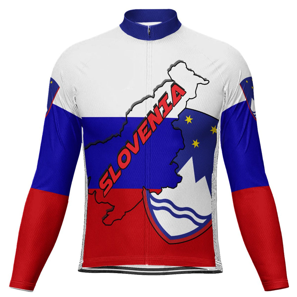 Customized Slovenia Long Sleeve Cycling Jersey for Men