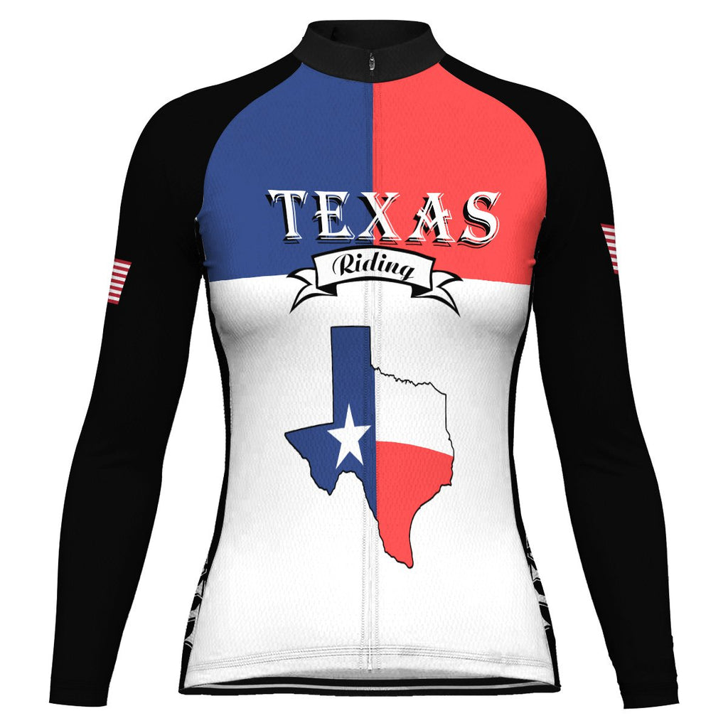 Customized Texas Winter Thermal Fleece Long Sleeve For Women